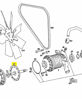 W100 waterpump shaft 600 W100 waterpump shaft 600