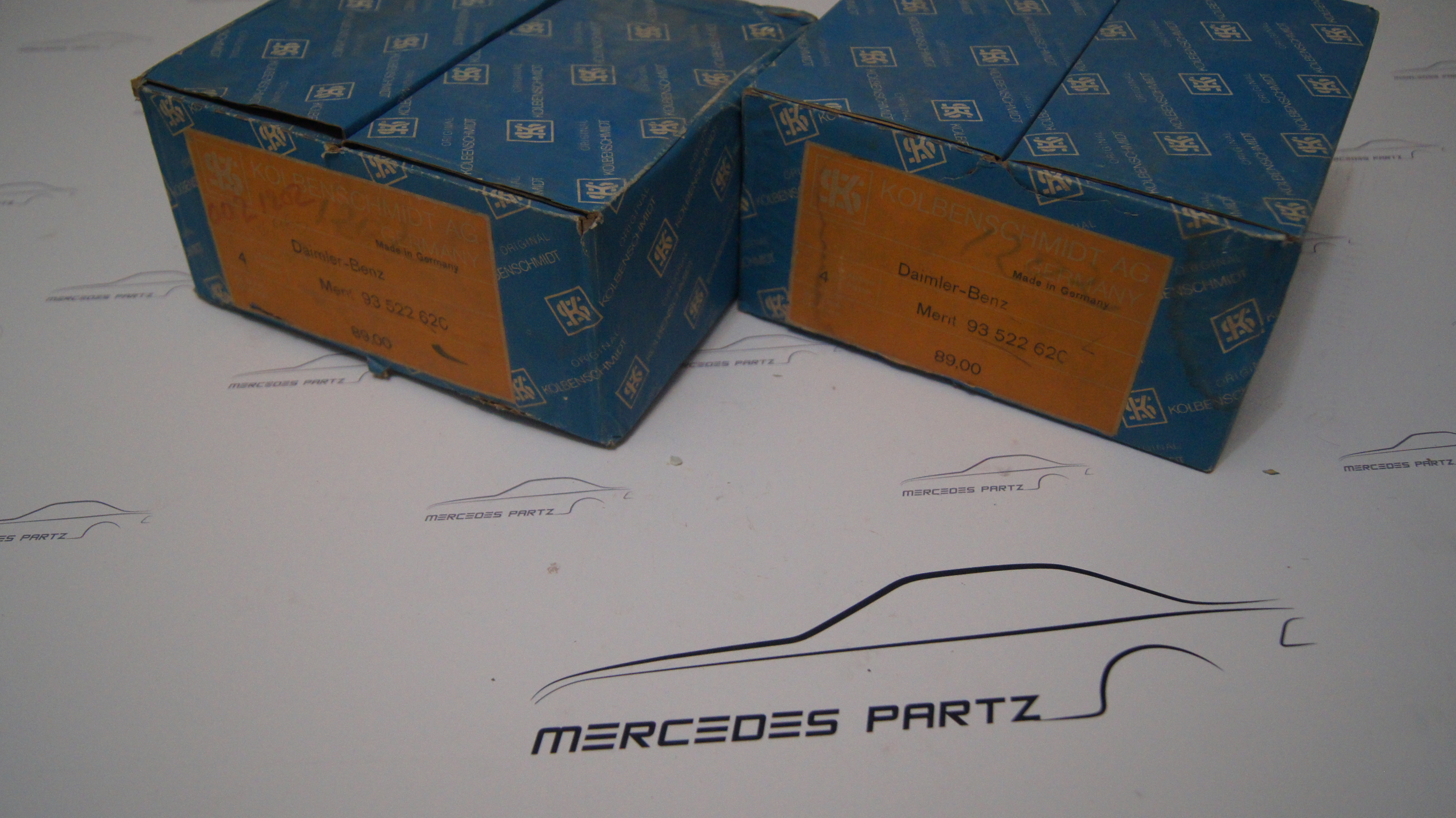 M116 3.8 380 piston set 89.00 mm ( 8 pistons + rings + pins ) Kolbenschmidt 93522620 repair size 2+1.00 mm M116 M116 3.8 380 piston set 89.00 mm ( 8 pistons + rings + pins ) Kolbenschmidt 93522620 repair size 2+1.00 mm M116