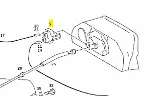 W201 Speed Sendor Sender Unit A0065420517 c