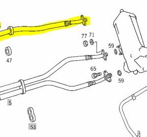 M119 Oil Hose A1191800882 c