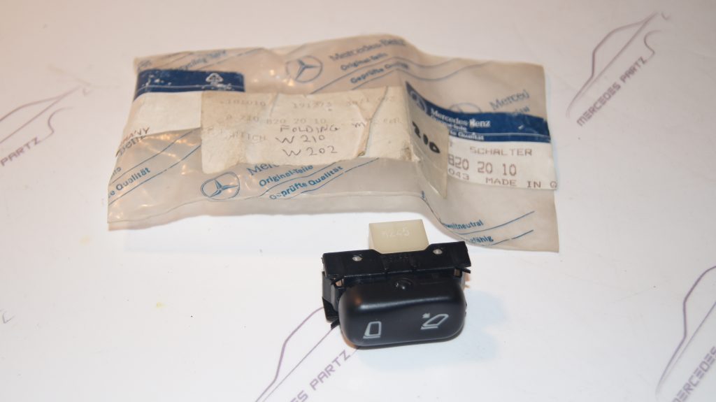 W202 W210 Electrically Folding Rear View Mirror Switch mercedespartz