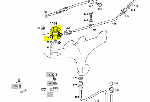 M117 4.5 EGR A0001406260 Brand M117 4.5 EGR A0001406260 Brand