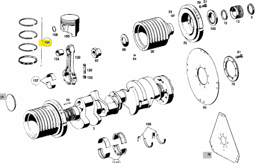 M100 103.00 mm Piston ring set 600 M100 103.00 mm Piston ring set 600