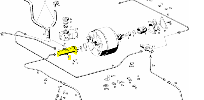 Brake Master Cylinder A0004308901 Ate Brake Master Cylinder A0004308901 Ate