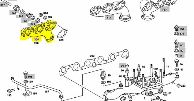 M110 Exhaust Manifold USED Brand M110 Exhaust Manifold USED Brand