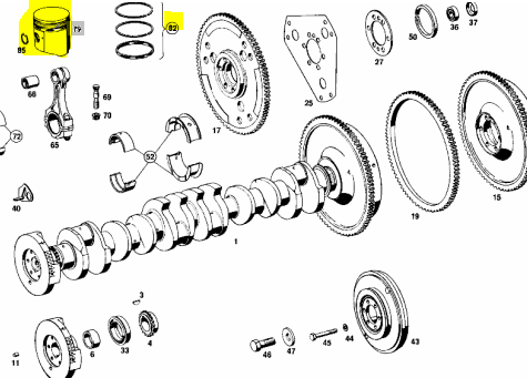 M114 250 Piston set 82.50 mm A1140308317 Brand M114 250 Piston set 82.50 mm A1140308317 Brand