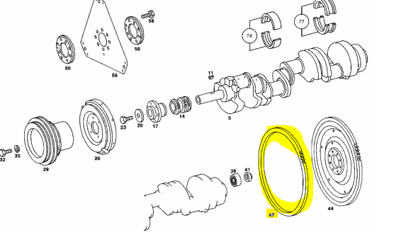 M116 3.5 Flywheel Ring Brand M116 3.5 Flywheel Ring Brand