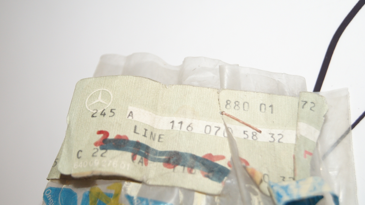 M116 3.8 Cyl No .7 Fuel Line A1160705832 Brand M116 3.8 Cyl No .7 Fuel Line A1160705832 Brand