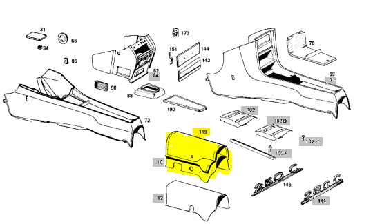W114 W115 Interior Lining Brand W114 W115 Interior Lining Brand