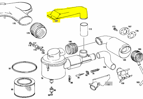 M115 Intake Pipe A1150940009 Brand M115 Intake Pipe A1150940009 Brand