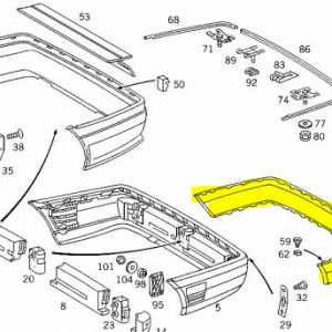 W202 Bumper Trim Brand W202 Bumper Trim Brand