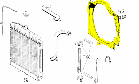 W114 Fan Shroud BEHR W114 Fan Shroud BEHR