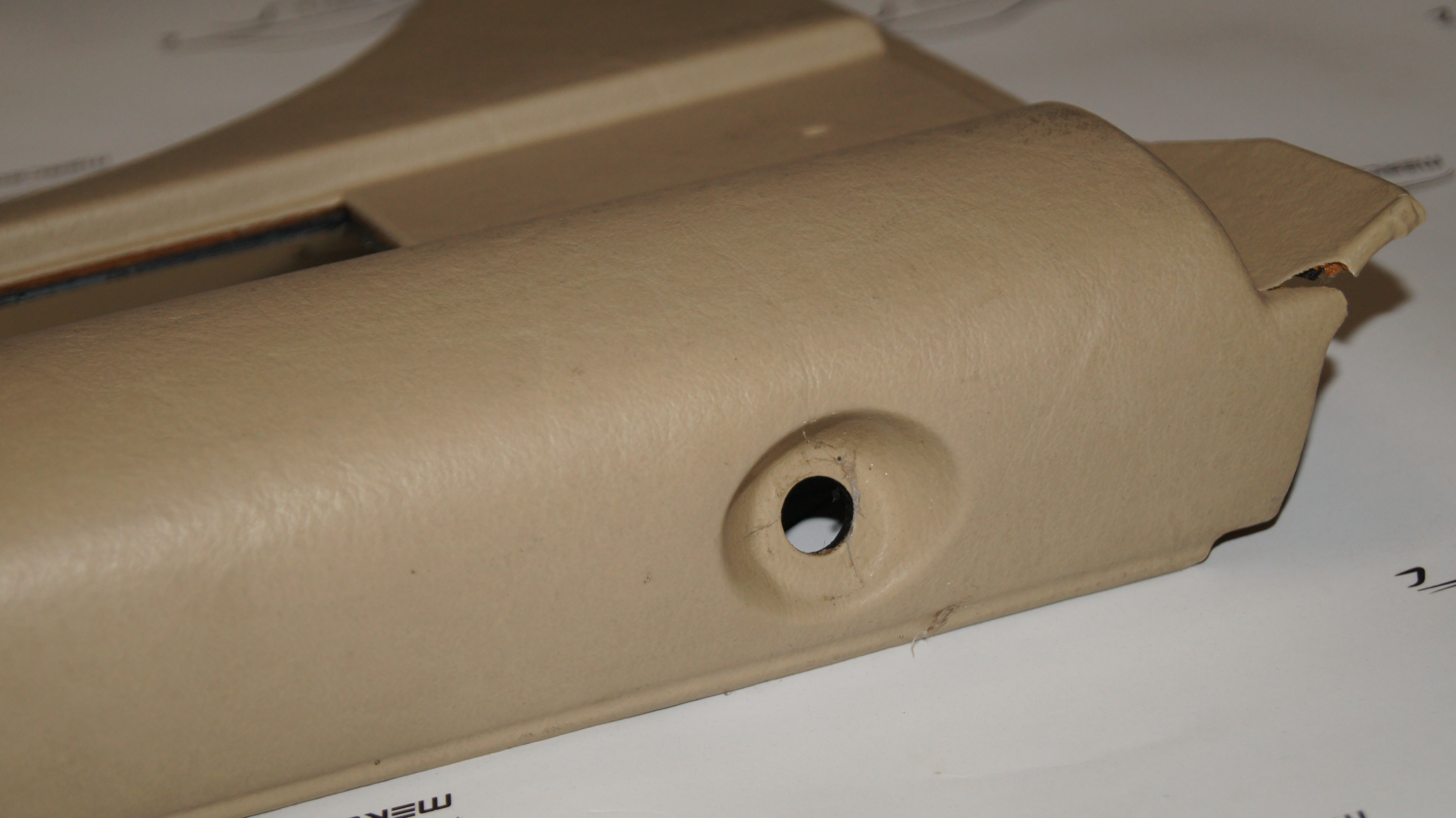 W126 Rear Left Door Cover Genuine Mercedes Part W126 Rear Left Door Cover Genuine Mercedes Part