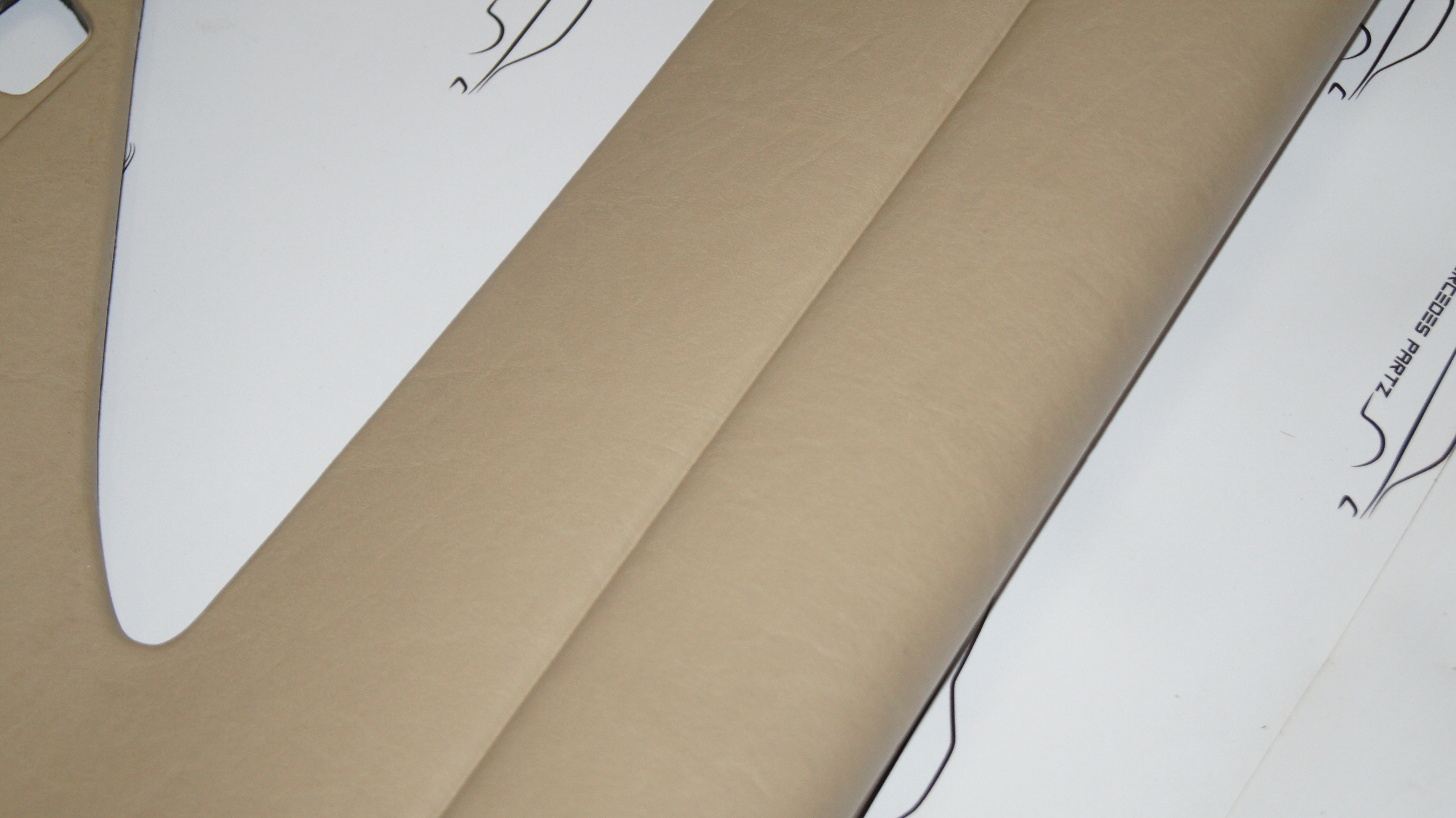 W126 Rear Left Door Cover Genuine Mercedes Part W126 Rear Left Door Cover Genuine Mercedes Part