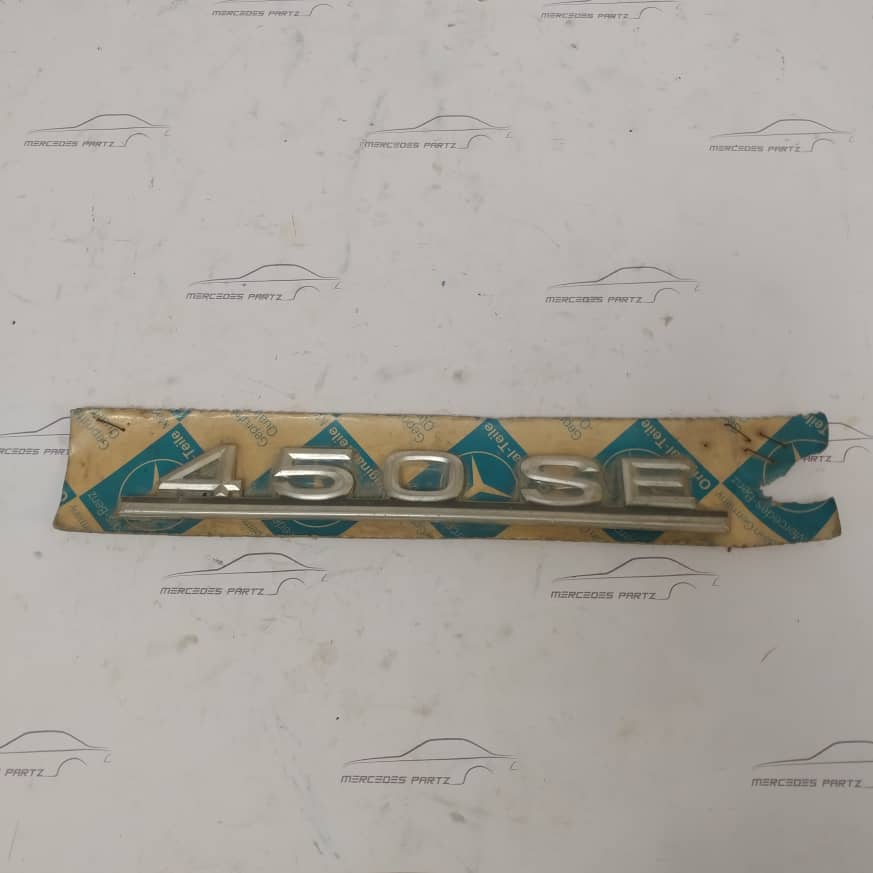 450SE Type Designation emblem Genuine Mercedes Part 450SE Type Designation emblem Genuine Mercedes Part