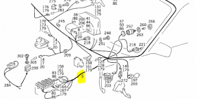 W124 Wiring Harness - mercedes partz