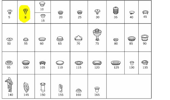 Rubber buffer Genuine Mercedes Part Rubber buffer Genuine Mercedes Part