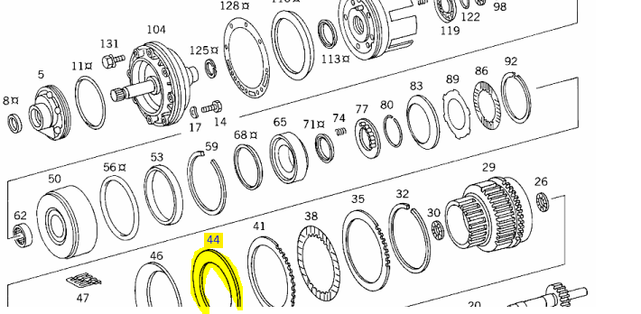 722.3 transmission spacer washer 722 722.3 transmission spacer washer 722