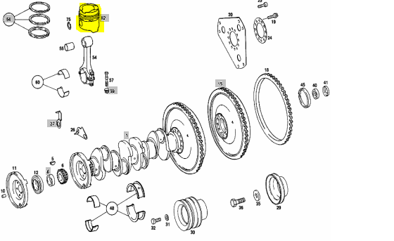 M115 Piston 93.75 STD 1 pc available Genuine Mercedes Part M115 Piston 93.75 STD 1 pc available Genuine Mercedes Part