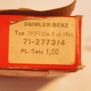 OM615 M115 Connecting rod bearing set +1.00 repair size 4 , 51.00 GLYCO