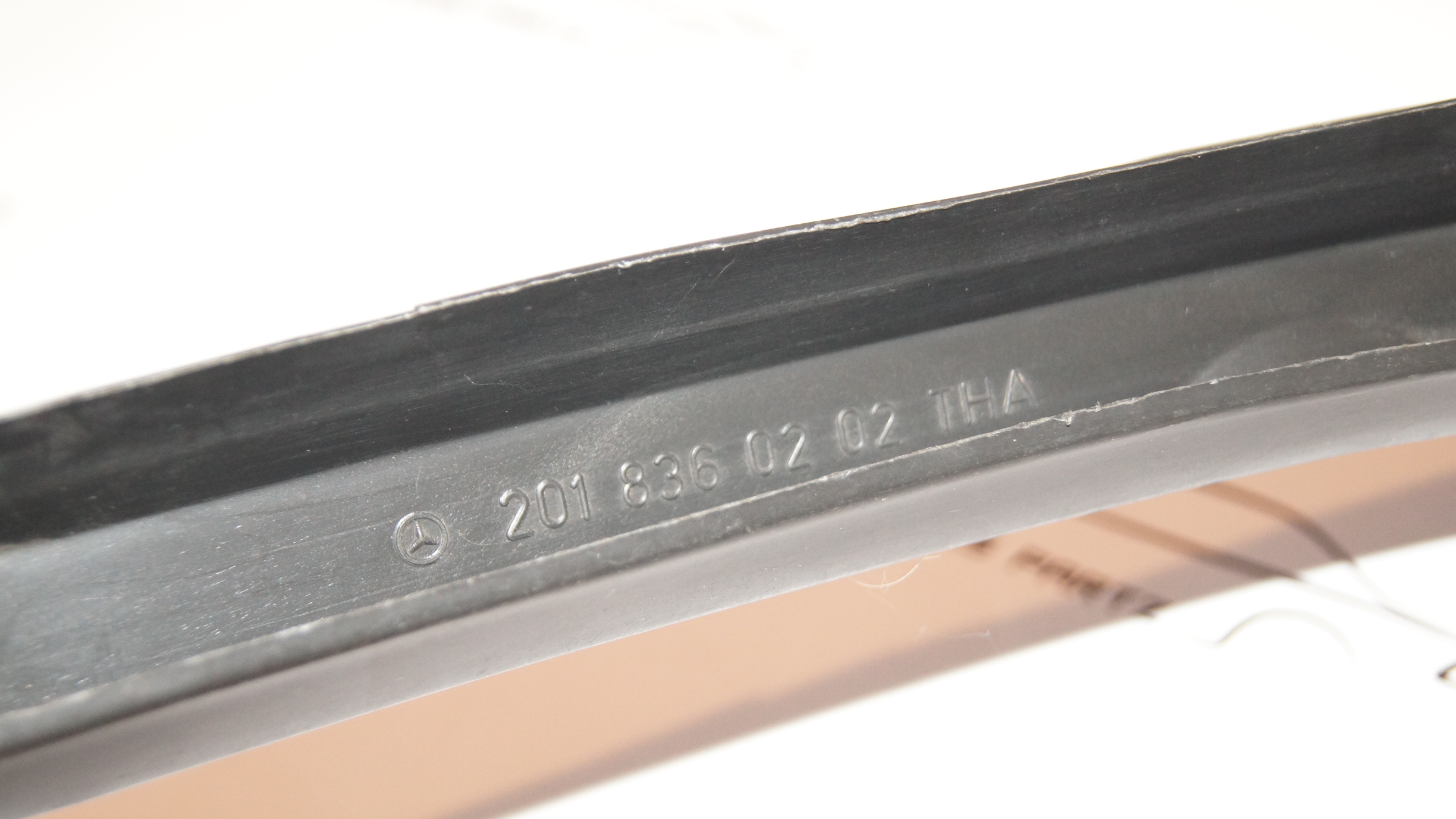 W201 Air guide cover below right windshield Genuine Mercedes Part W201 Air guide cover below right windshield Genuine Mercedes Part