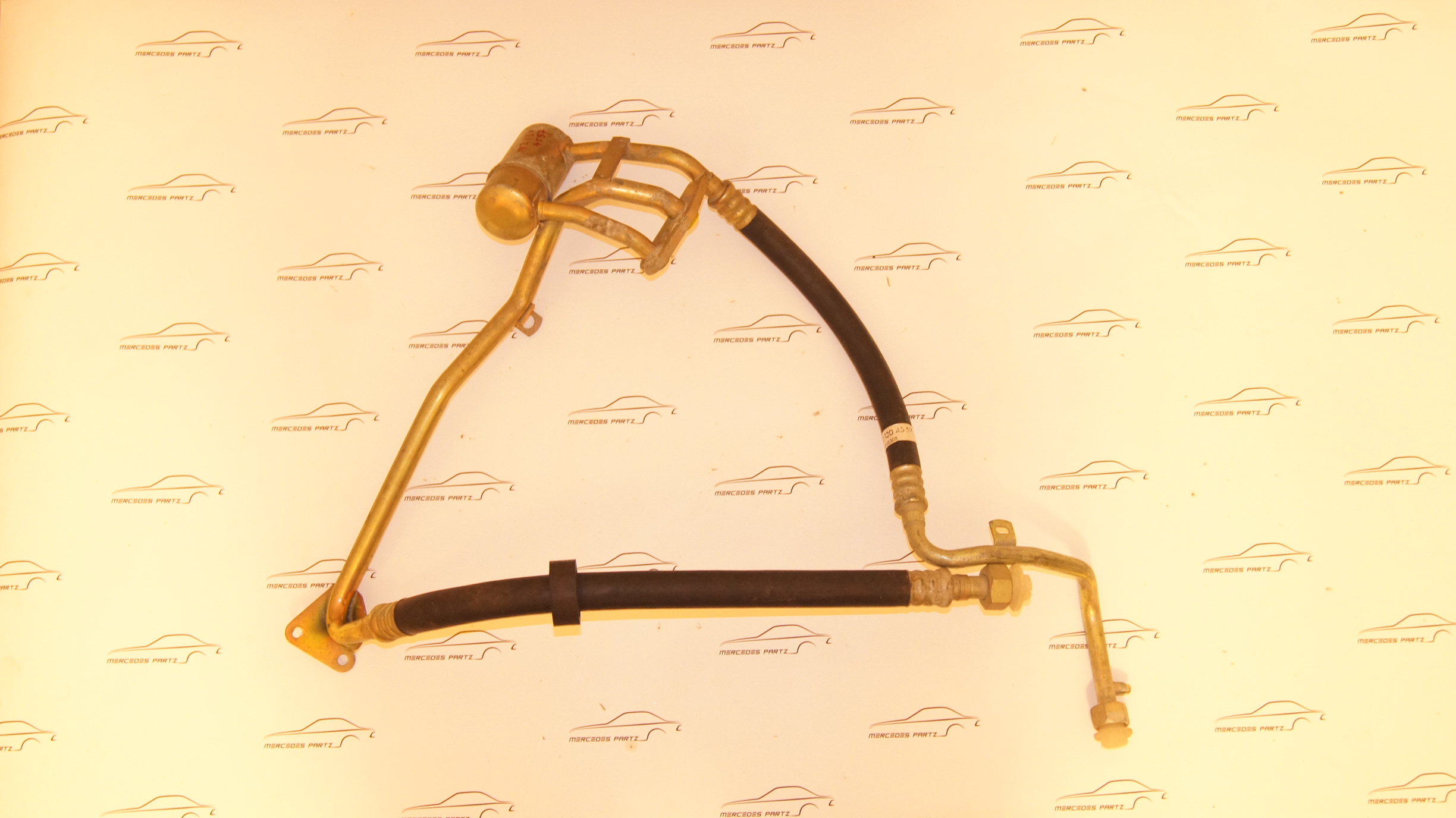 M102 suction pipe refrigerant line with damper cage Genuine Mercedes Part M102 suction pipe refrigerant line with damper cage Genuine Mercedes Part