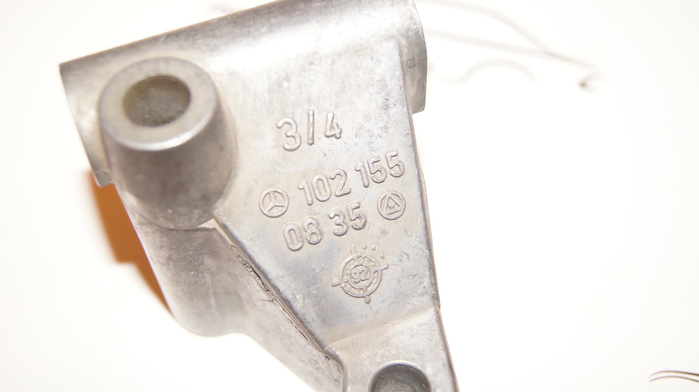 M102 Alternator rear bottom support Genuine Mercedes Part M102 Alternator rear bottom support Genuine Mercedes Part