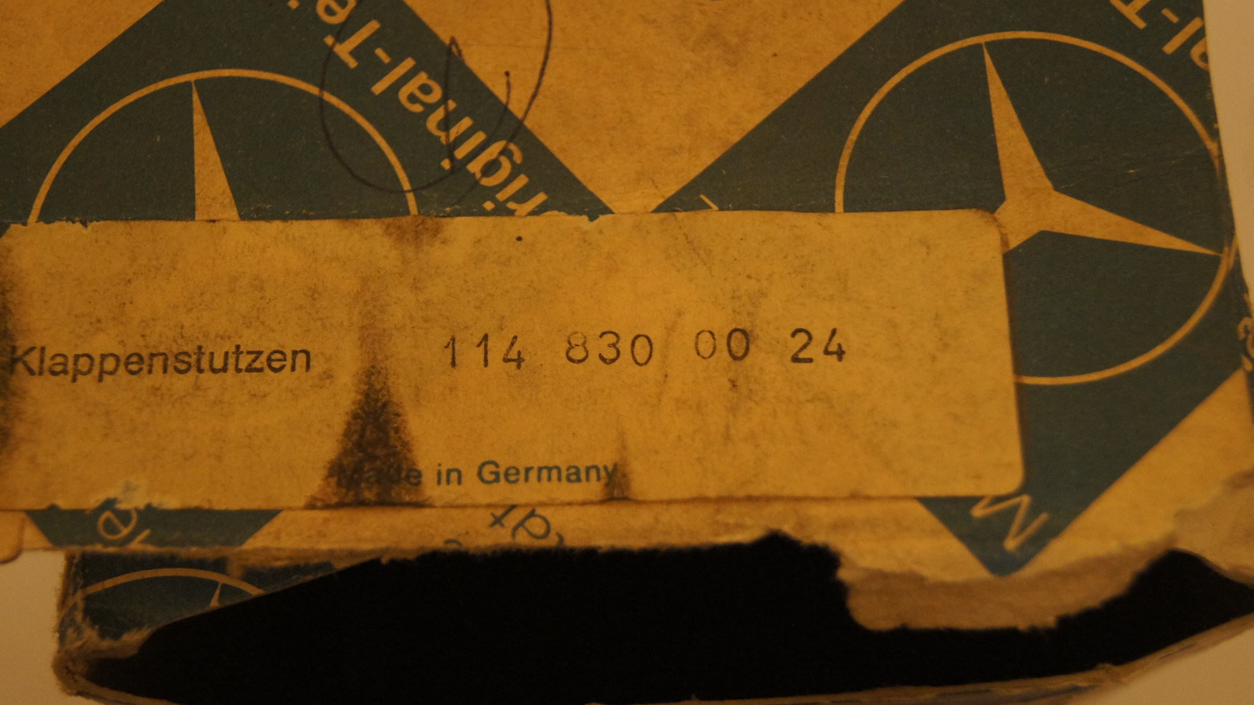 W115 W114 Heating And Ventilation Intermediate Piece NEW NOS 