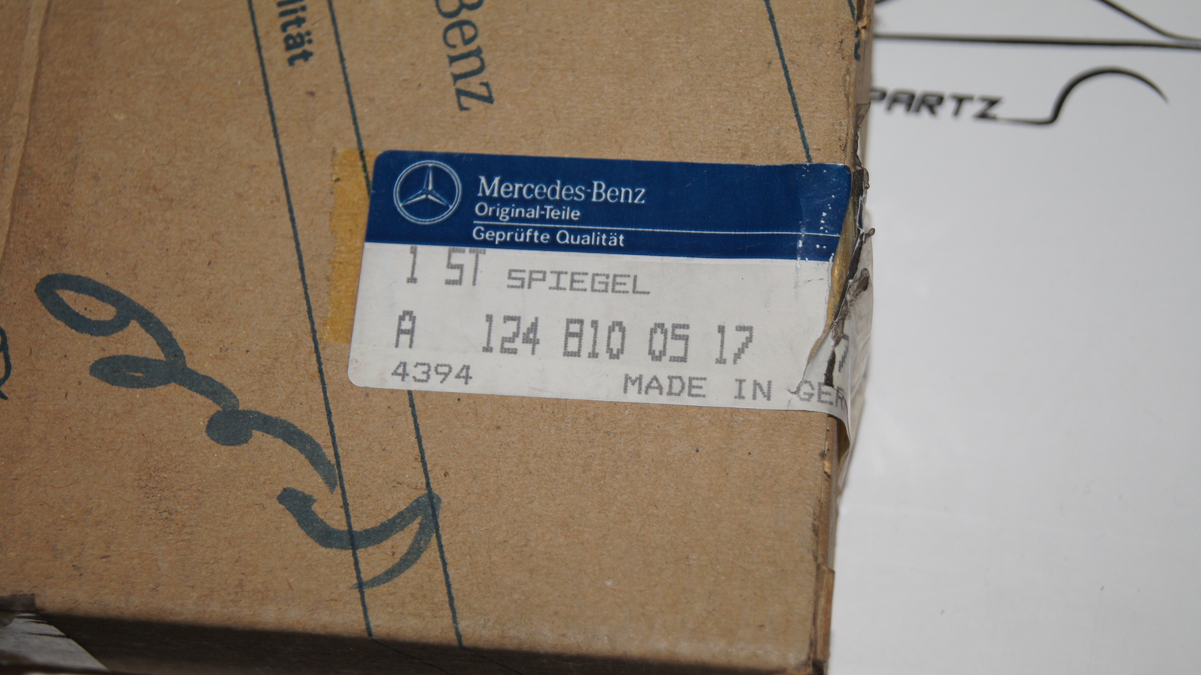 W124 W201 W126 inside rearview mirror Genuine Mercedes Part W124 W201 W126 inside rearview mirror Genuine Mercedes Part