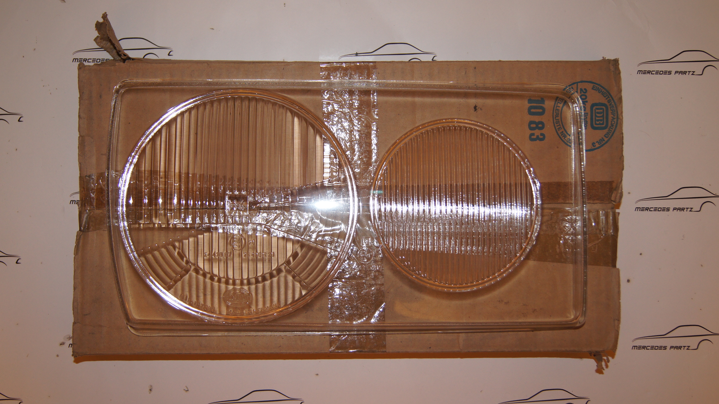 W123 Hella right glass pane Hella W123 Hella right glass pane Hella