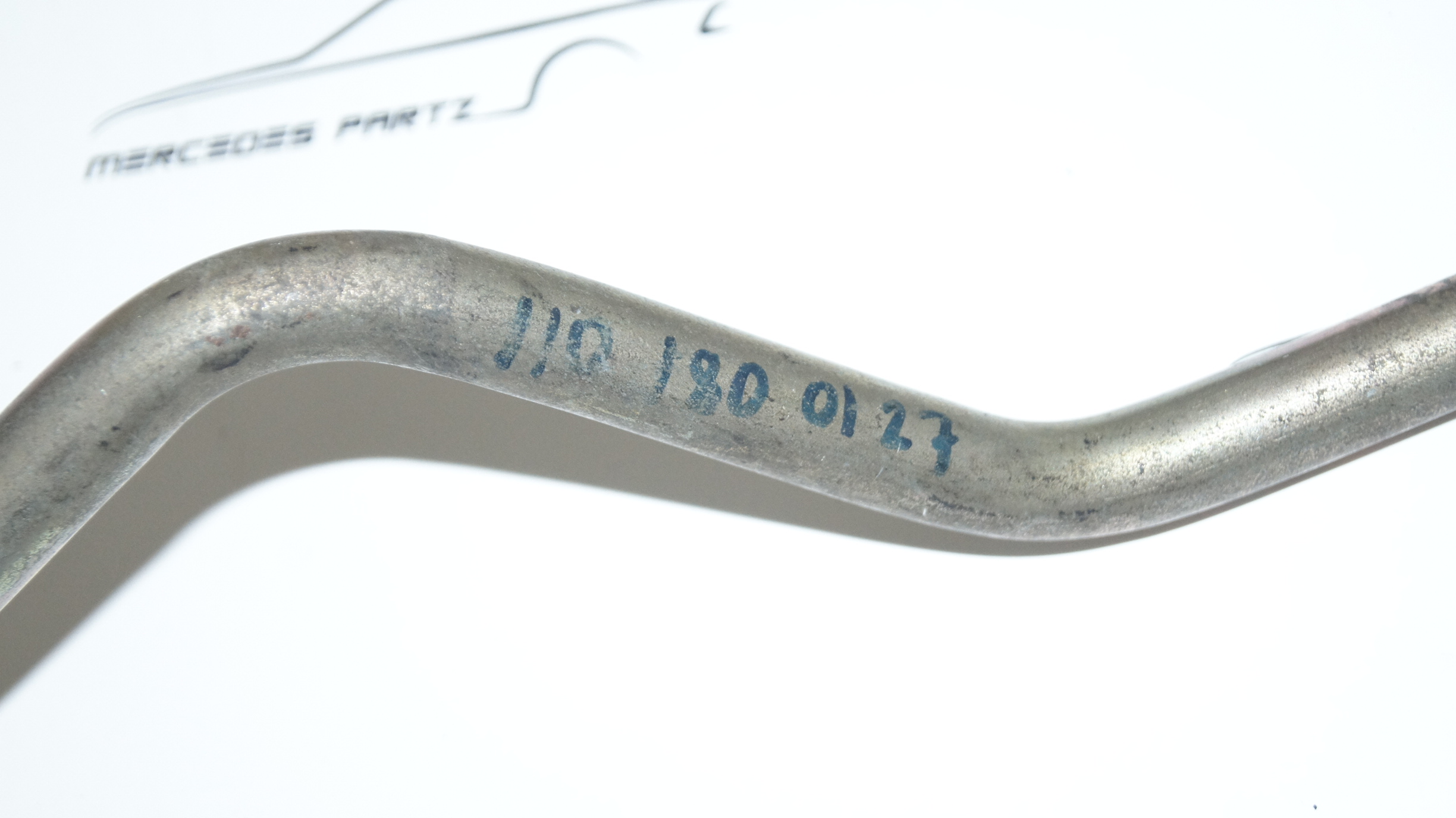 M110 hose from oil line to oil filter Genuine Mercedes Part M110 hose from oil line to oil filter Genuine Mercedes Part