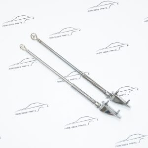Aftermarket Metal Mercedes-Benz Flagpole pair new