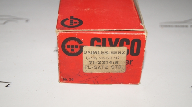 M127 M180 Connecting rod bearing STD 48.00mm GLYCO M127 M180 Connecting rod bearing STD 48.00mm GLYCO