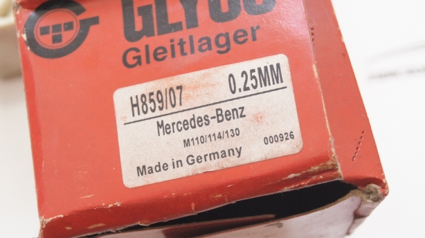 M110 M130 M114 Crankshaft bearing repair size I +0.25mm , 59.75mm GLYCO M110 M130 M114 Crankshaft bearing repair size I +0.25mm , 59.75mm GLYCO