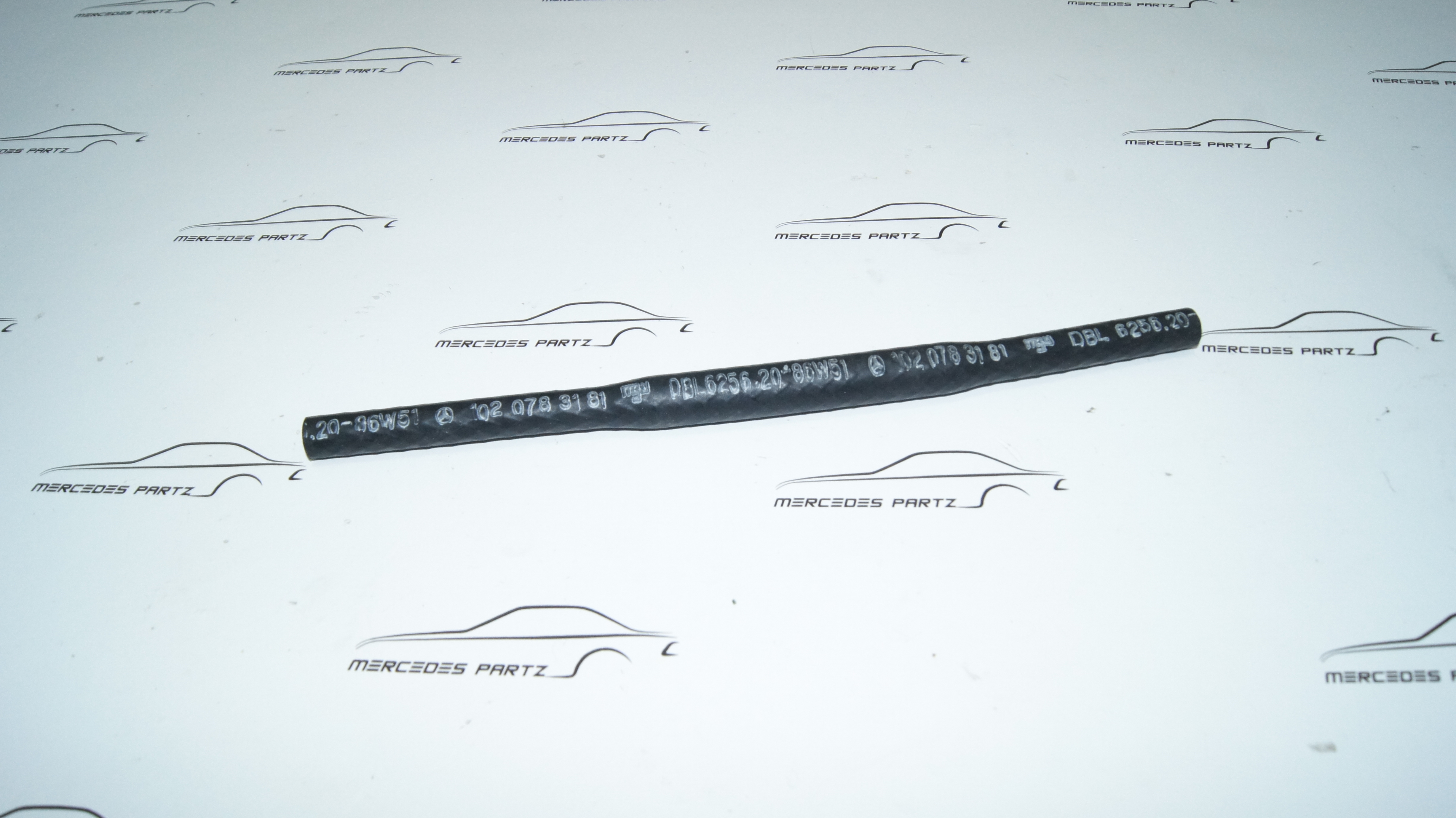 M102 hose from check valve to tank Genuine Mercedes Part M102 hose from check valve to tank Genuine Mercedes Part