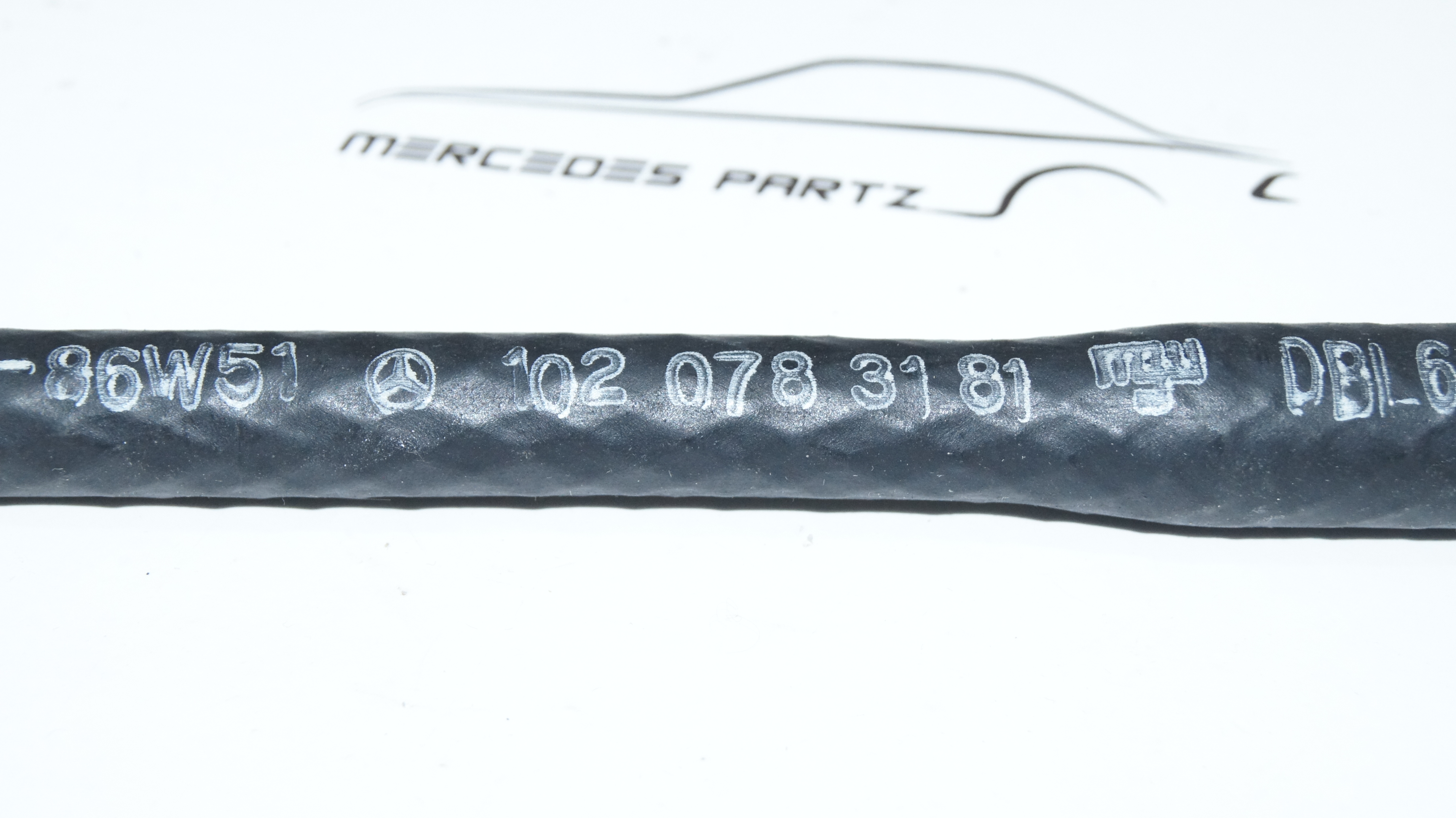 M102 hose from check valve to tank Genuine Mercedes Part M102 hose from check valve to tank Genuine Mercedes Part