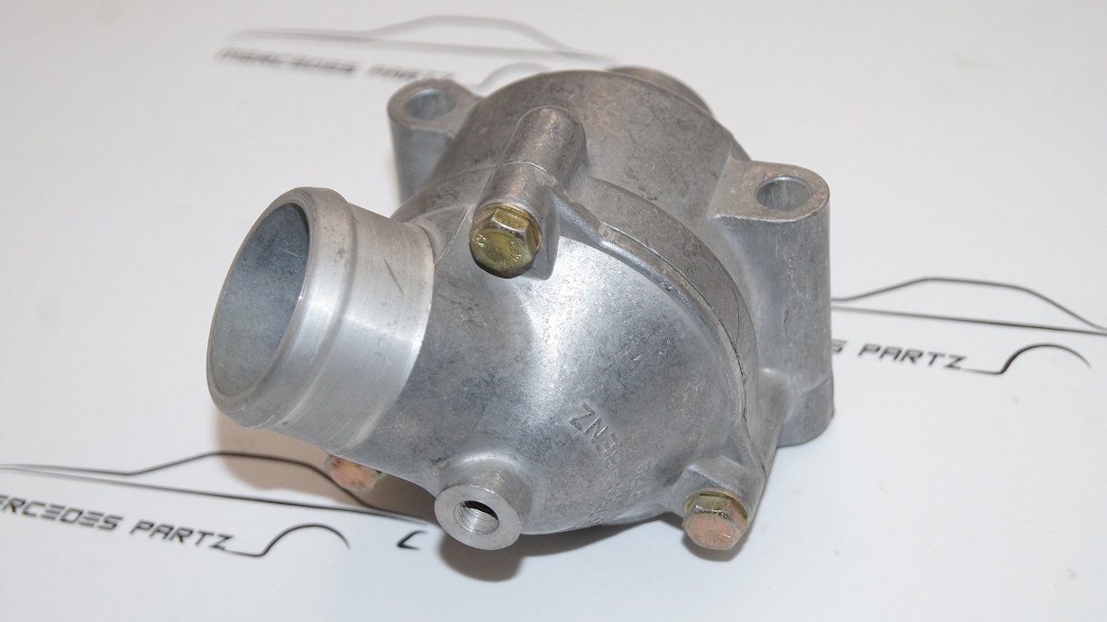 M102 thermostat housing with thermostat NEW NOS GENUINE Genuine Mercedes Part M102 thermostat housing with thermostat NEW NOS GENUINE Genuine Mercedes Part