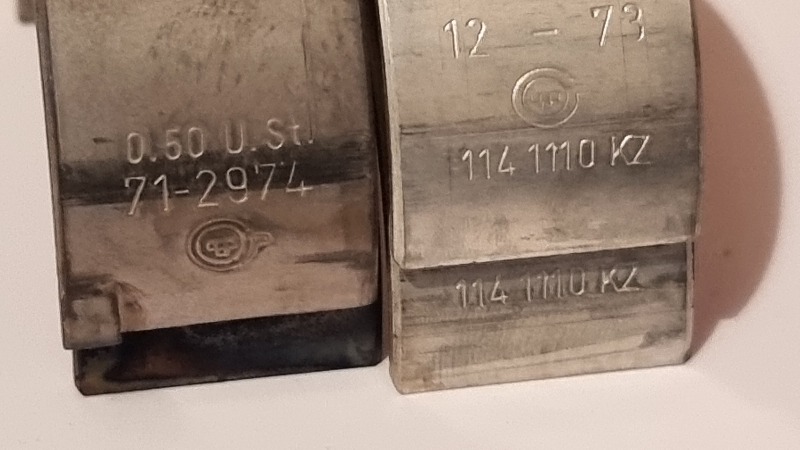 A1140300160 , Kolbenschmidt 87739620 , 6-66210 CP 0.50 , A1145860703 , GLYCO 71-2974/6 +0.50 , 1141110KZ , M114 M130 connecting rod bearing repair size II +0.50mm 47.50mm