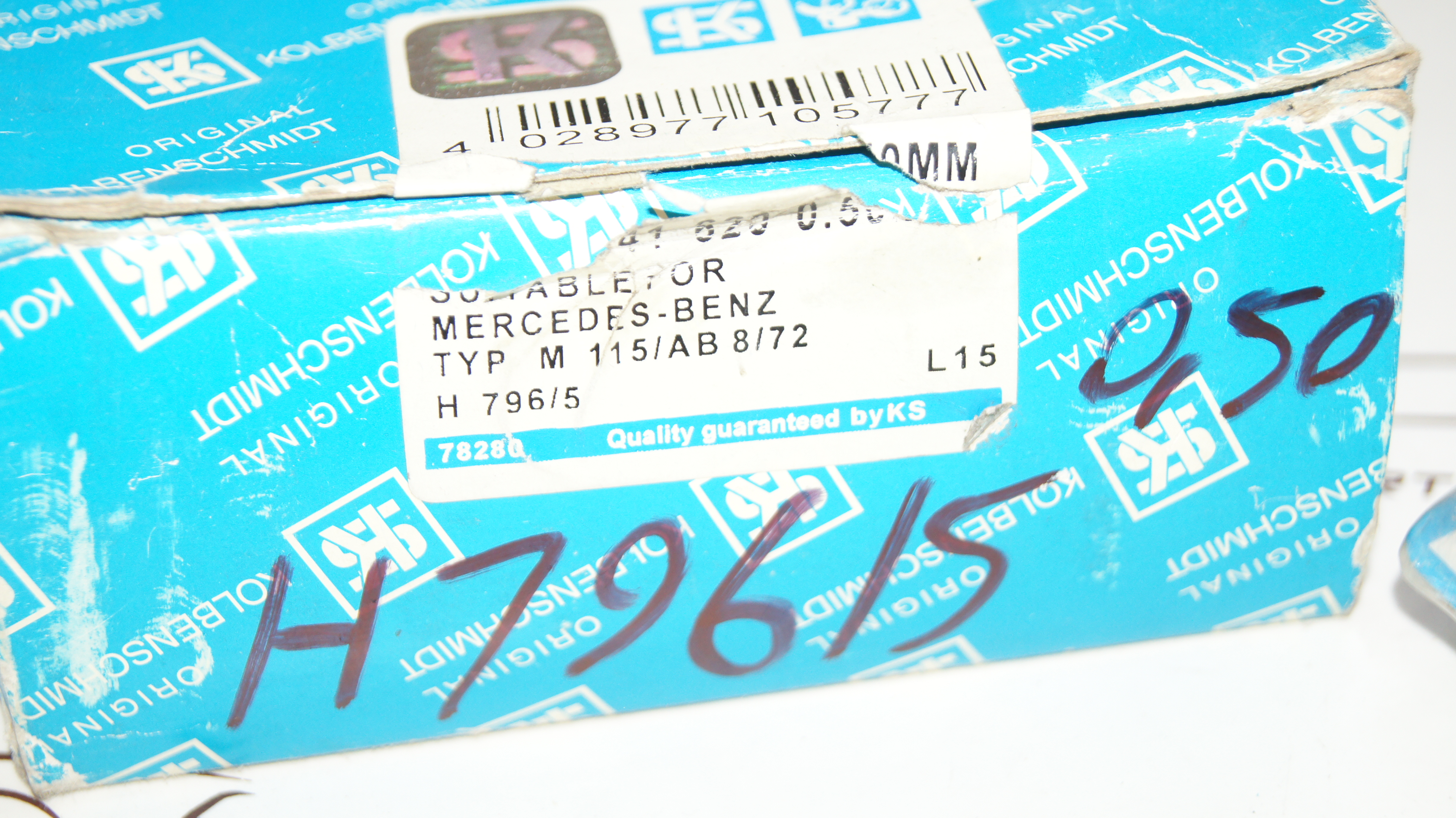 M115 crankshaft bearings repair size 2 +0.50 69.50mm Kolbenschmidt M115 crankshaft bearings repair size 2 +0.50 69.50mm Kolbenschmidt