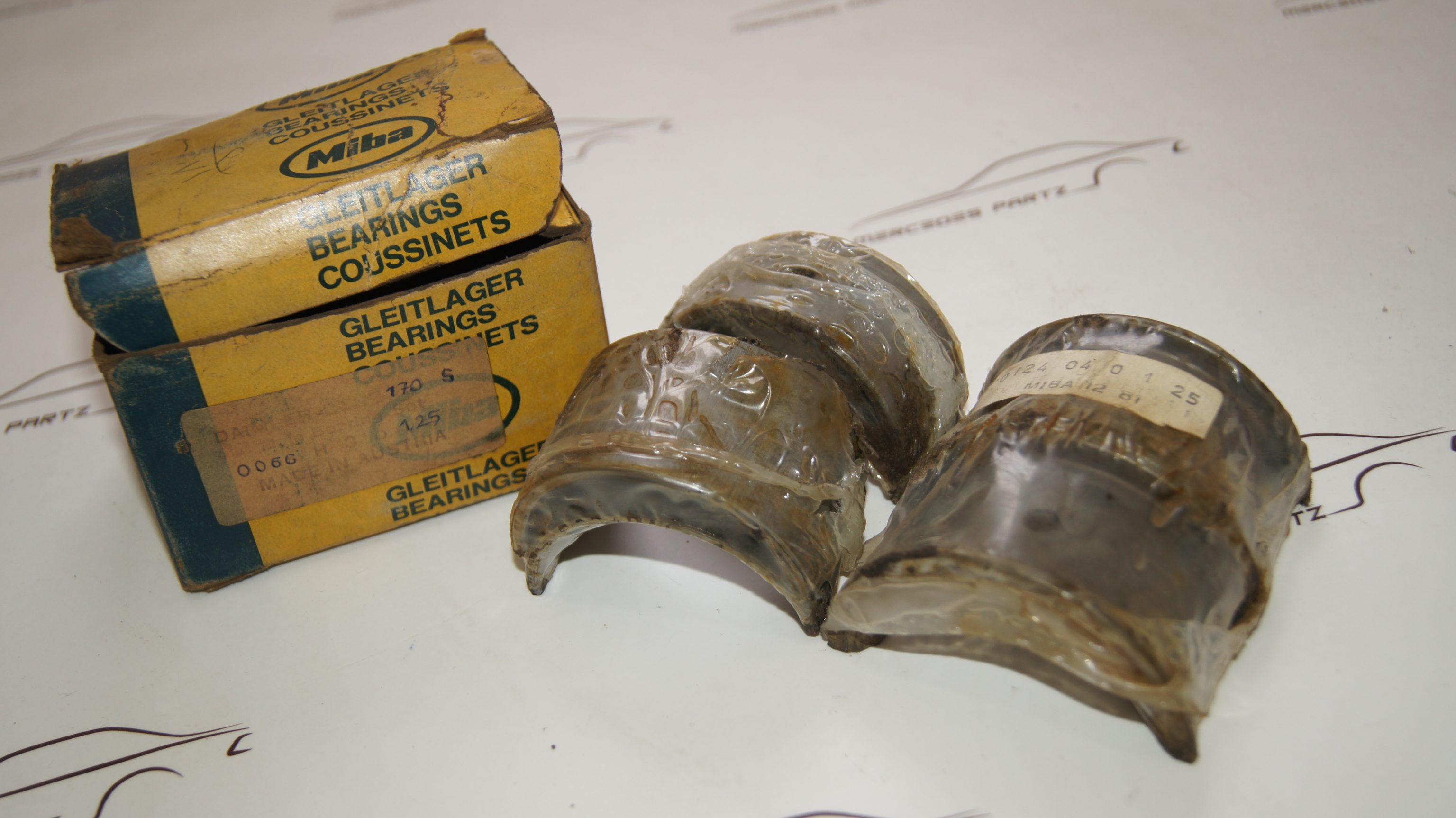 M136 OM636 main bearings repair size 5 53.75mm +1.25mm mercedespartz
