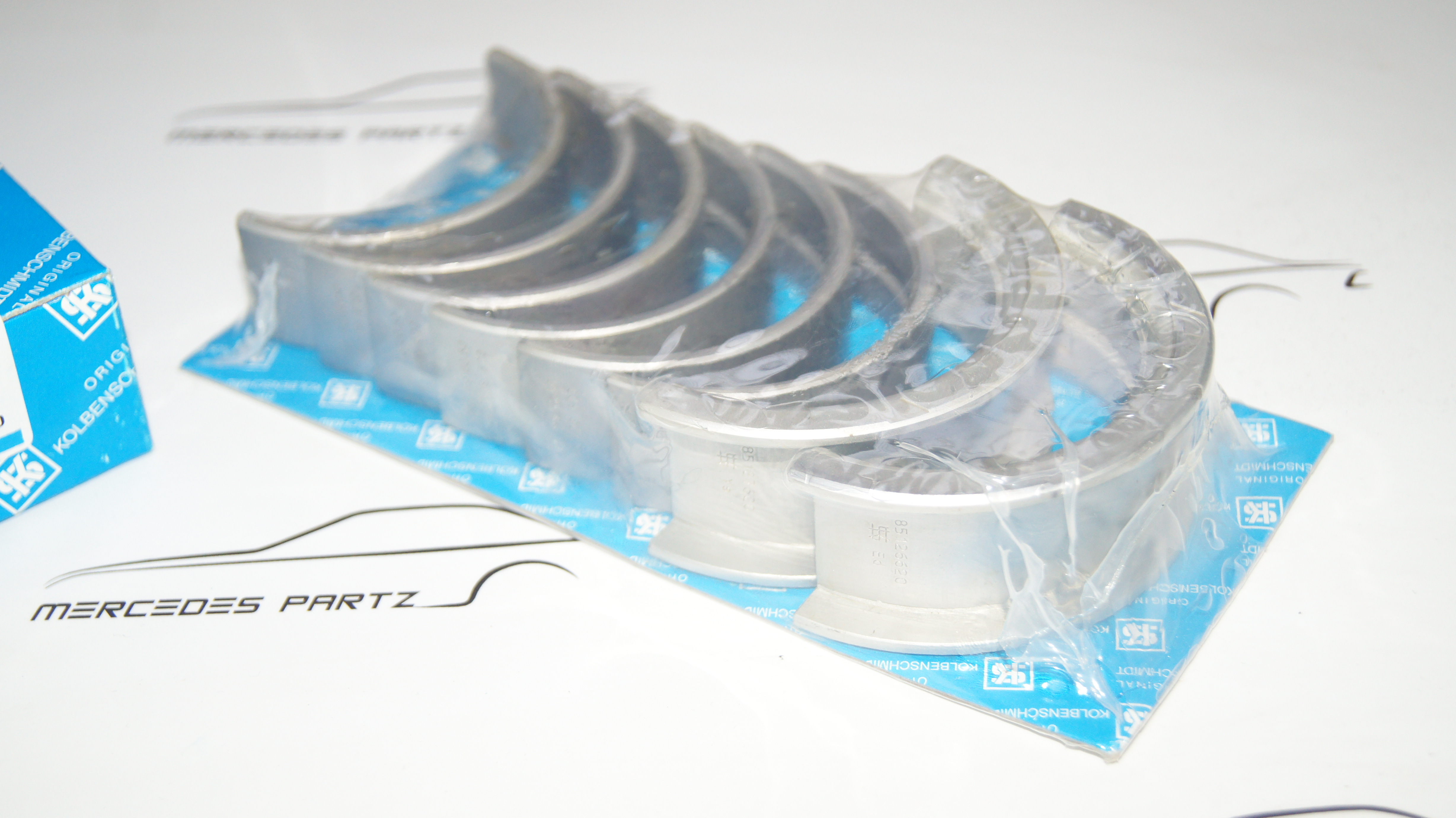 M180 M127 Crankshaft bearing set , repair size 2 , 0.50mm , 59.50mm Kolbenschmidt M180 M127 Crankshaft bearing set , repair size 2 , 0.50mm , 59.50mm Kolbenschmidt