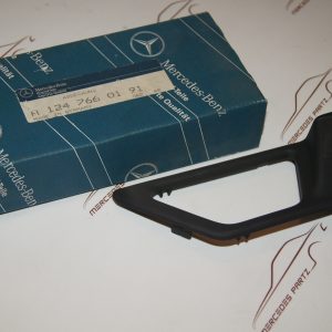 W124 rear left interior door handle assembly cover Genuine Mercedes Part