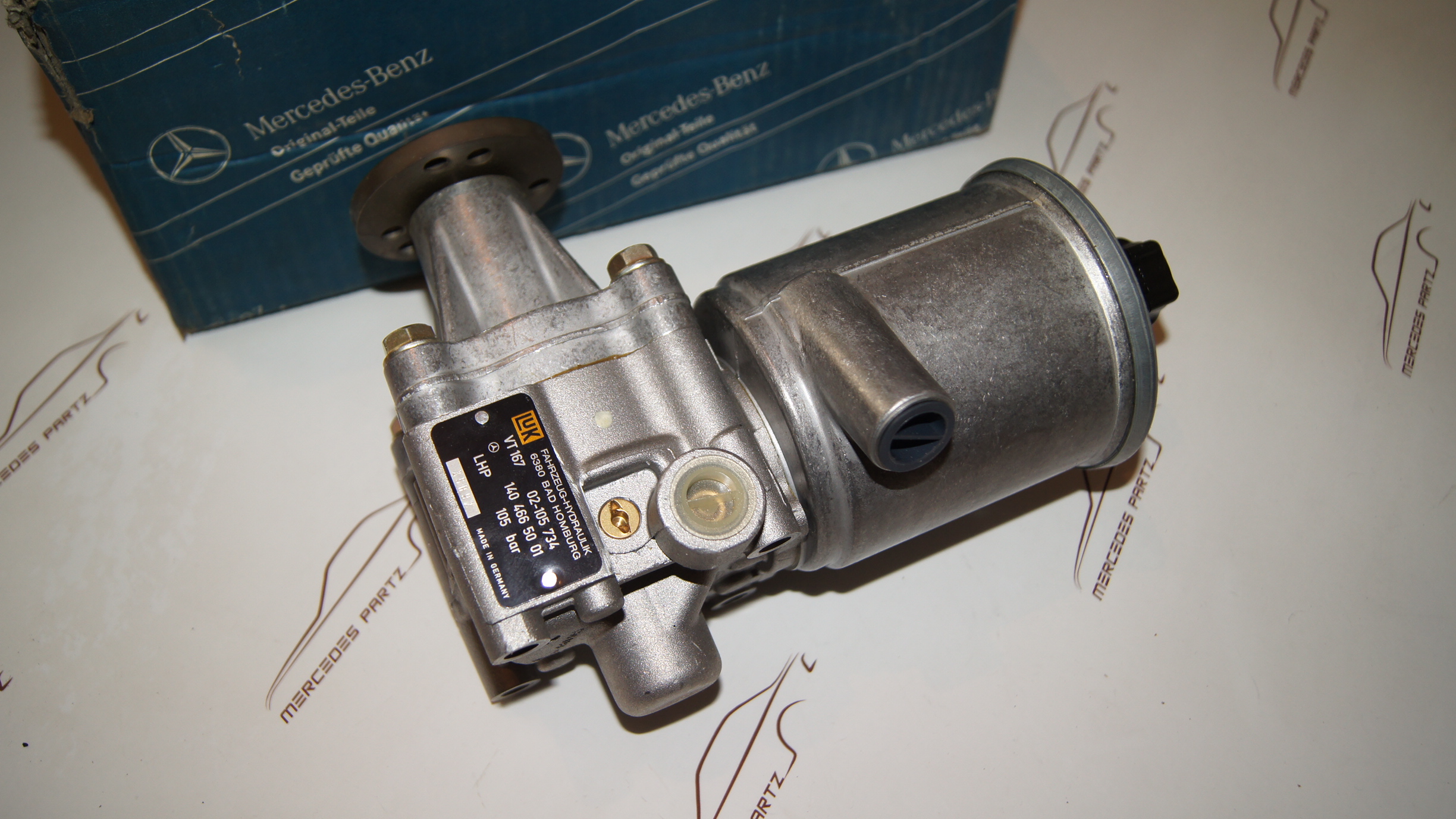 M104 hydraulic pump A1404665001 Genuine Mercedes Part M104 hydraulic pump A1404665001 Genuine Mercedes Part