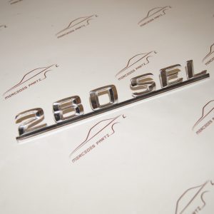 A1268170215 , W126 280SEL trunk emblem