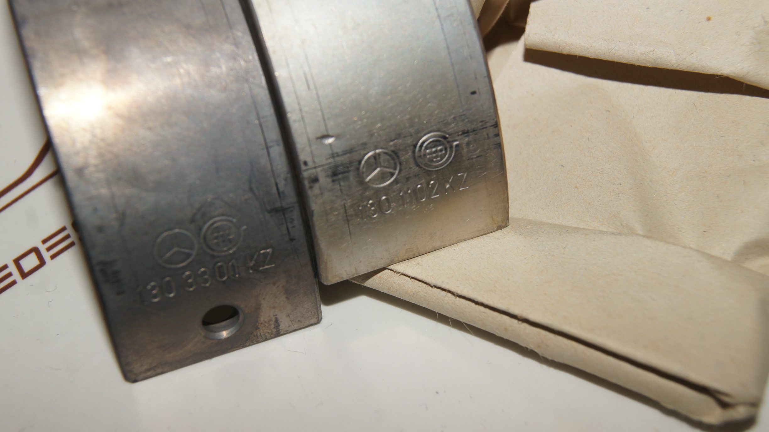 M110 crankshaft bearing repair size 1 59.75mm +0.25 Genuine Mercedes Part M110 crankshaft bearing repair size 1 59.75mm +0.25 Genuine Mercedes Part