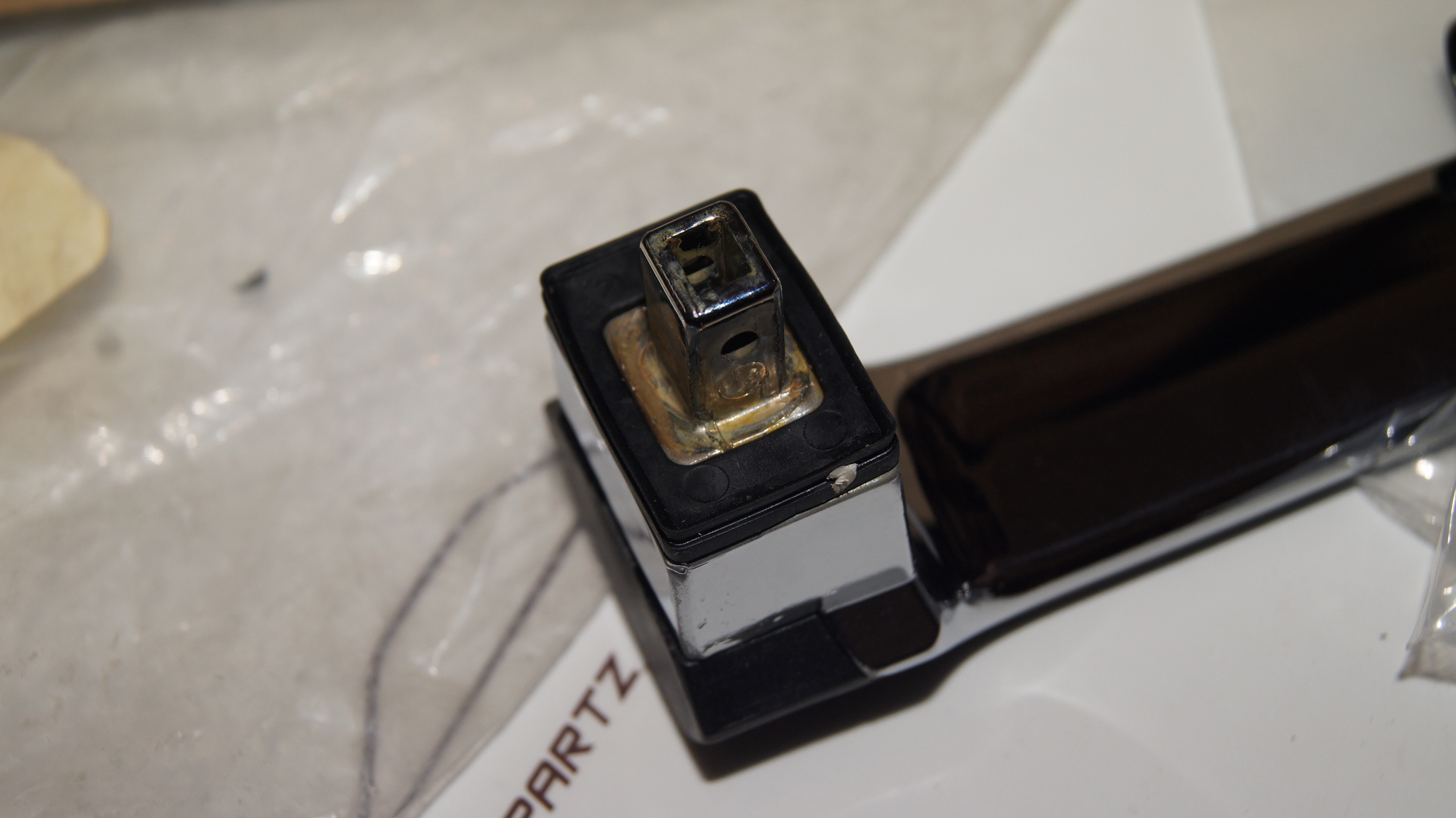 W140 right door handle used with infrared closing system mercedespartz