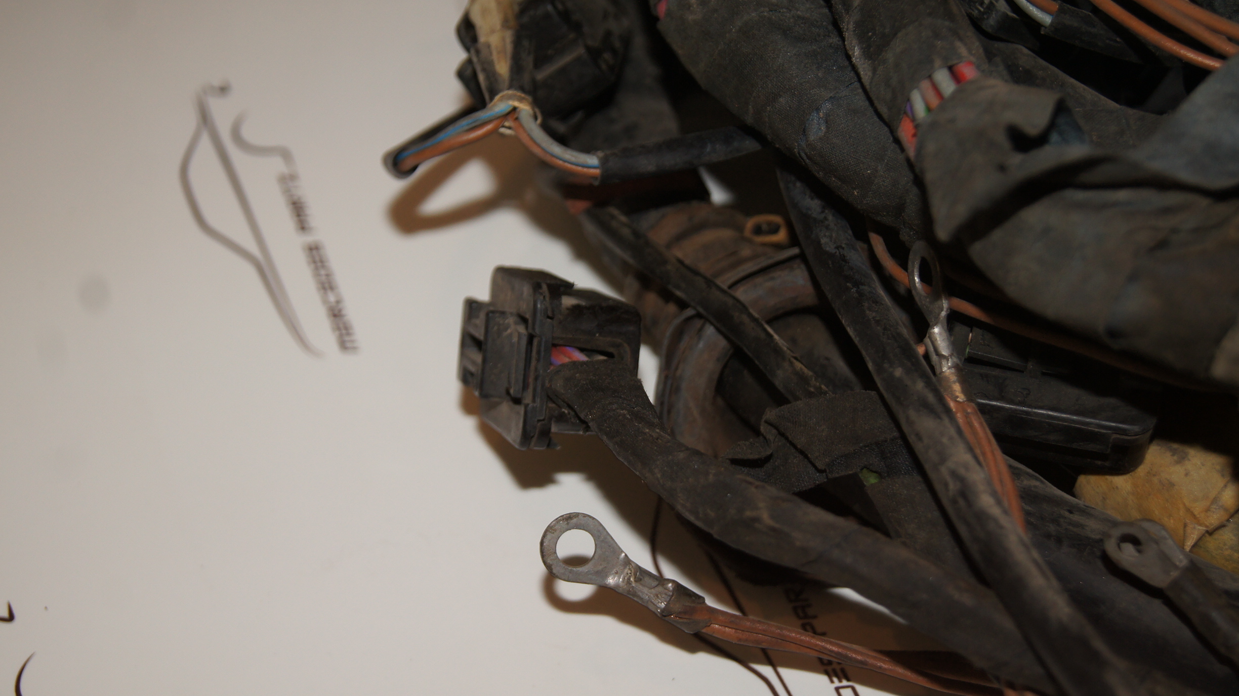 W116 main cable harness A1165403805 Genuine Mercedes Part W116 main cable harness A1165403805 Genuine Mercedes Part