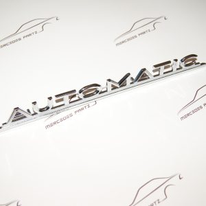 Automatic type designation rear trunk lid emblem FREE SHIPPING WORLDWIDE A1128170615 FREE SHIPPING