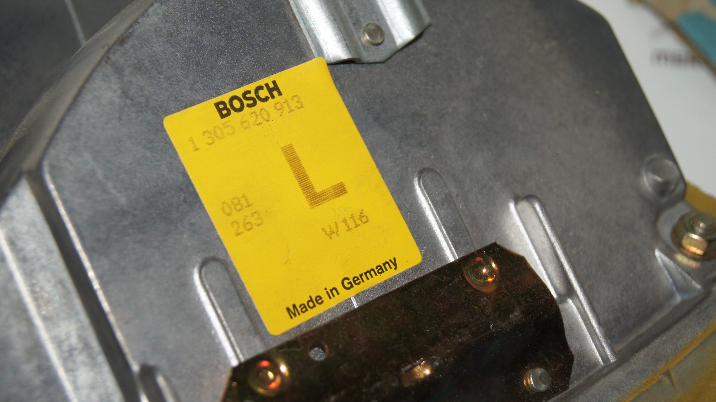 W116 left turn signal blinker lens with shell Bosch W116 left turn signal blinker lens with shell Bosch