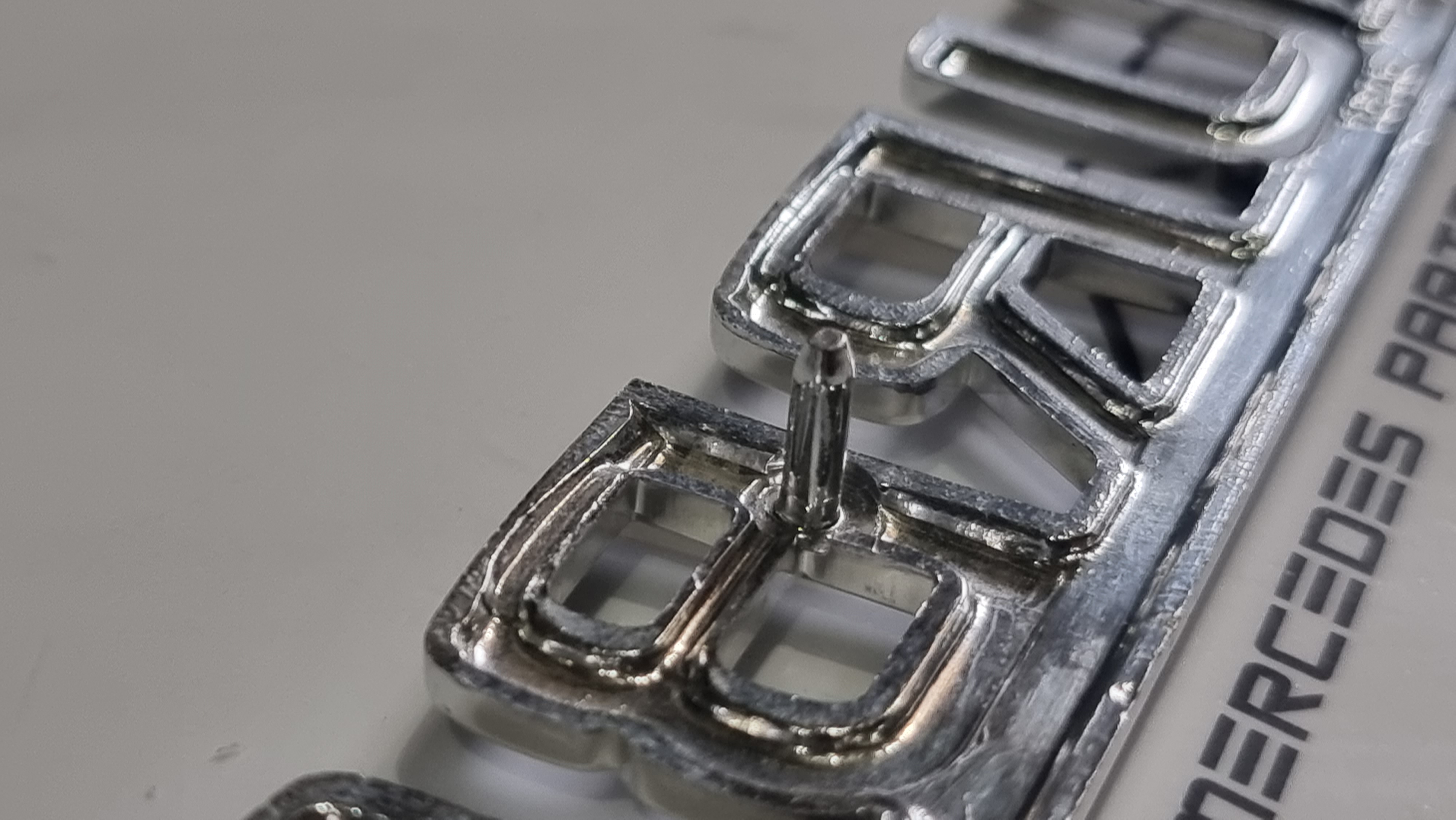 W126 Turbo diesel trunk type designation emblem NOS Genuine Mercedes Part W126 Turbo diesel trunk type designation emblem NOS Genuine Mercedes Part